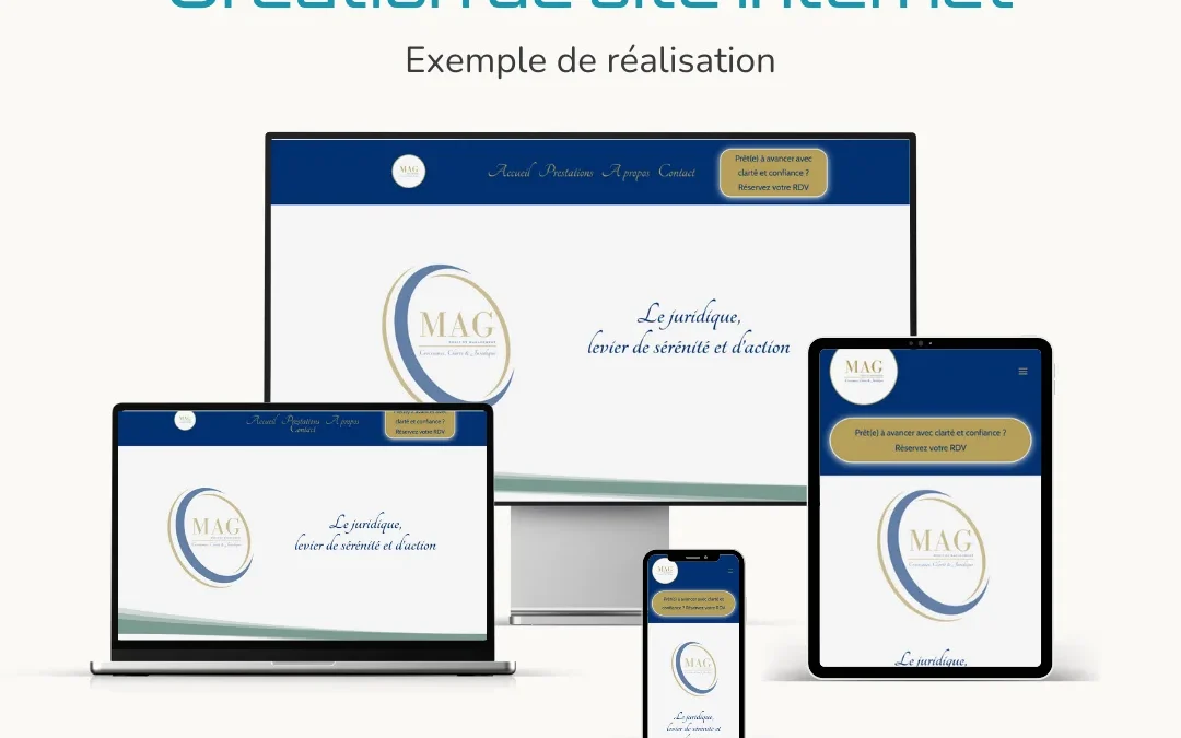 De l&rsquo;idée à la mise en ligne&nbsp;: création d&rsquo;un site web sur-mesure pour une consultante juridique